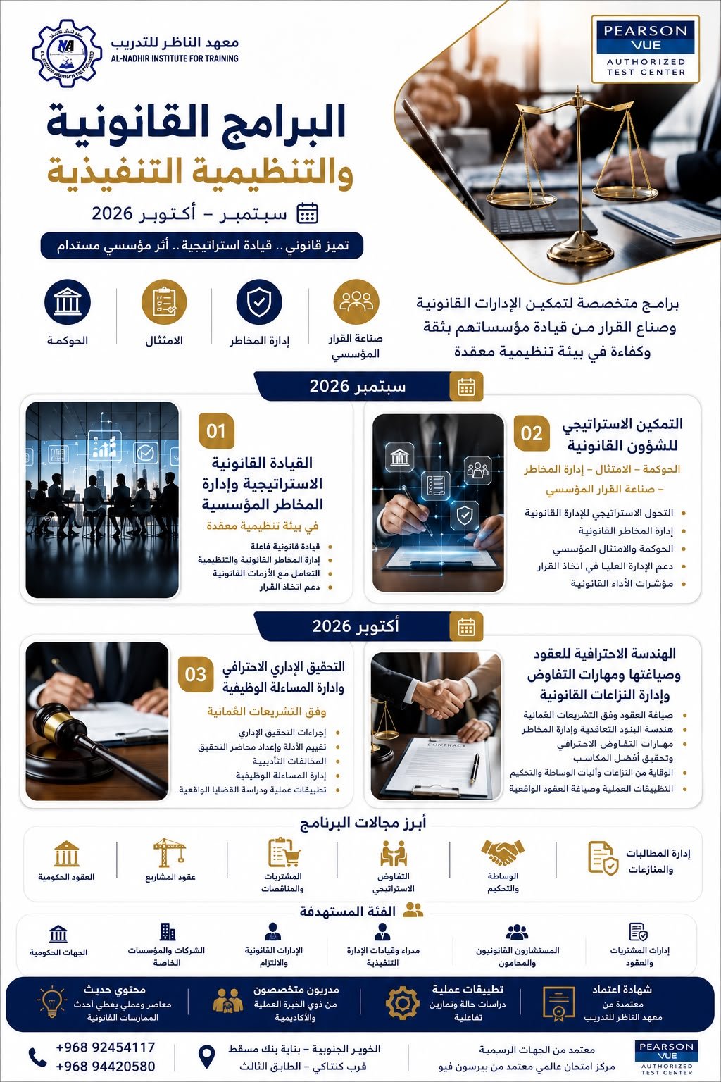 القيادة القانونية الاستراتيجية وإدارة المخاطر المؤسسية