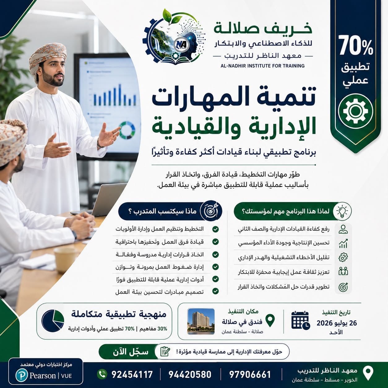 تنمية المهارات الإدارية والقيادية